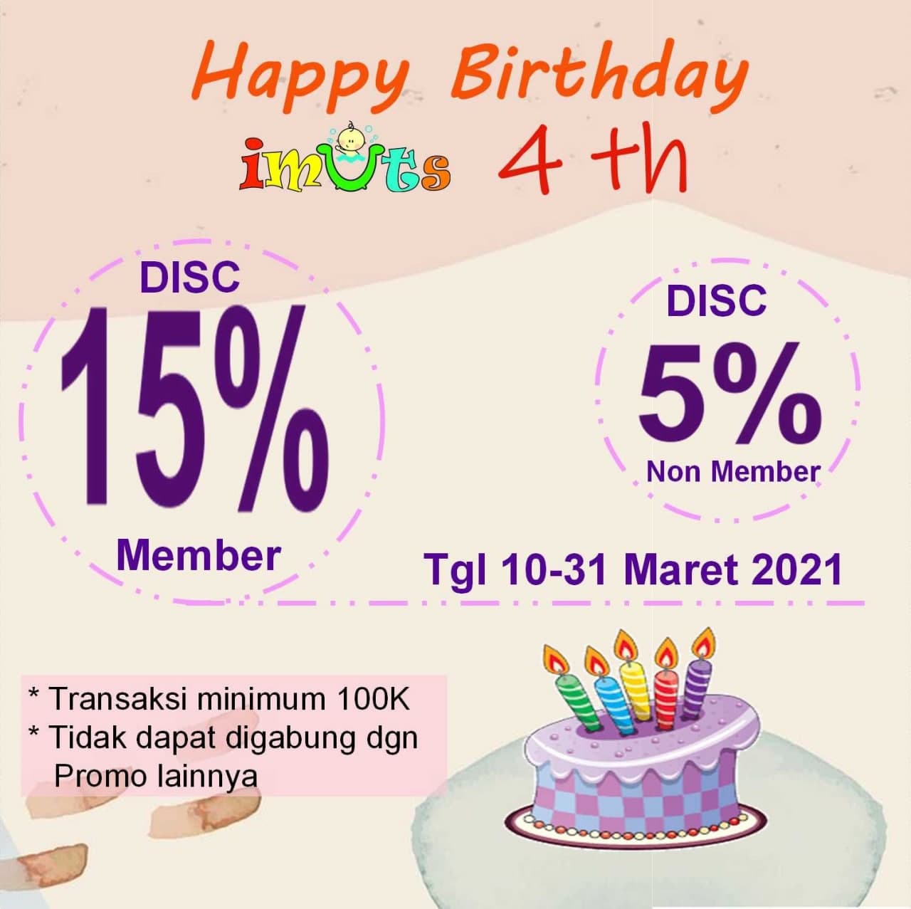 Promo Ulang Tahun Imuts